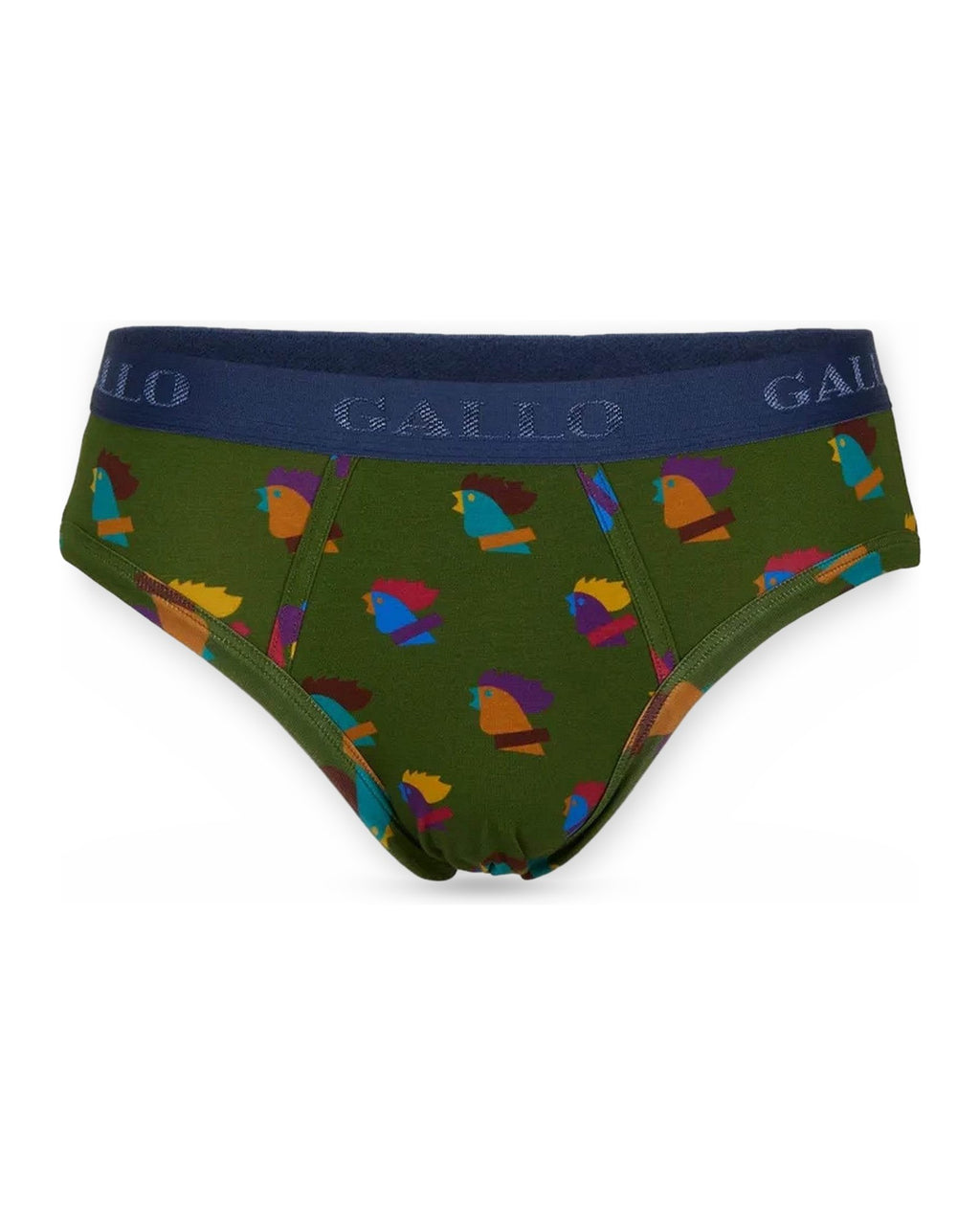 Slip Uomo Gallo - Uomo Slip Stampa Galletti - Verde
