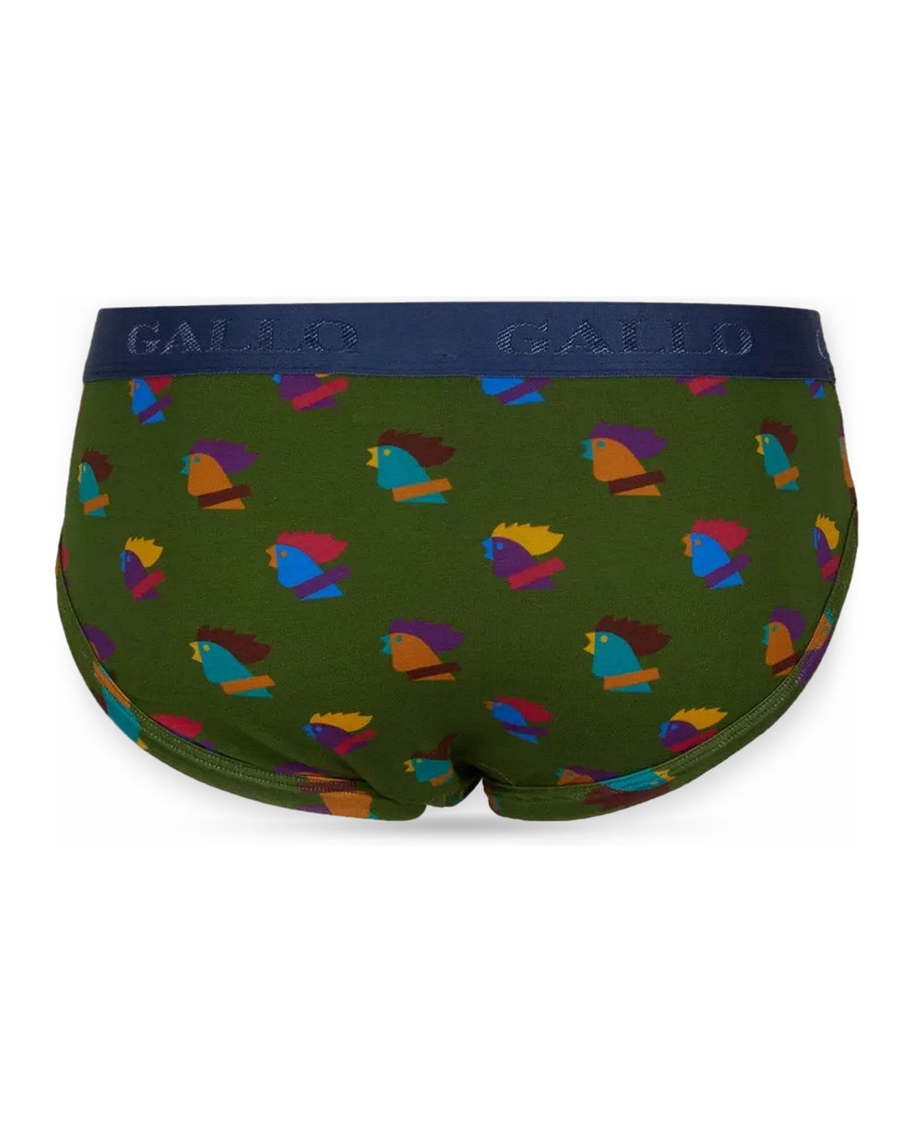 Slip Uomo Gallo - Uomo Slip Stampa Galletti - Verde