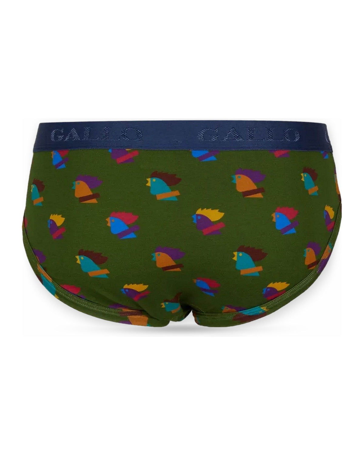 Slip Uomo Gallo - Uomo Slip Stampa Galletti - Verde