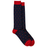Calze Uomo Gallo - Uomo Lungo Co/Ea Leggero Fantasia Cr AP517174 - Oltremare