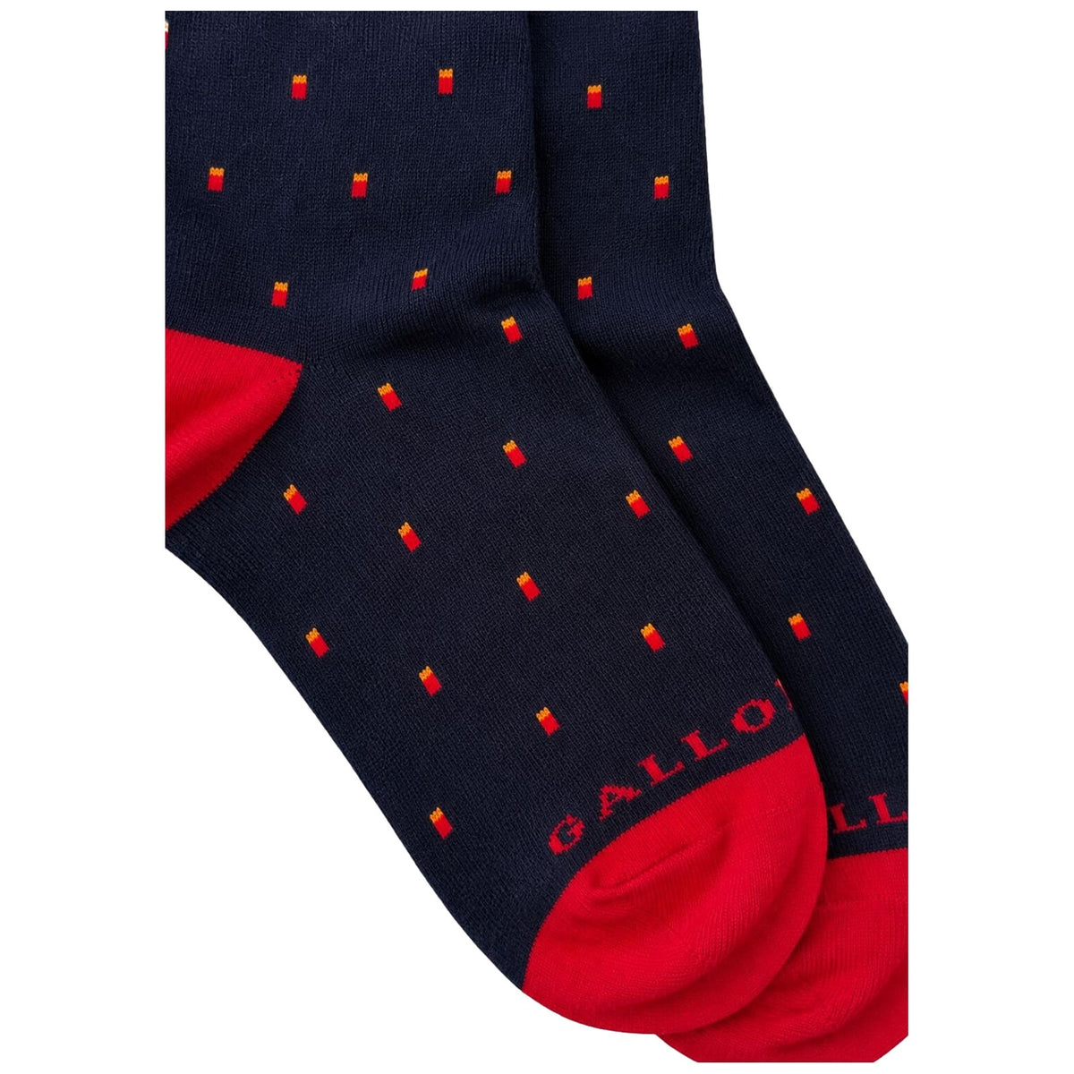 Calze Uomo Gallo - Uomo Lungo Co/Ea Leggero Fantasia Cr AP517174 - Oltremare