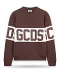 Felpe senza cappuccio Uomo Gcds - Band Logo Crewneck - Marrone