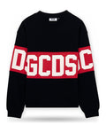 Felpe senza cappuccio Uomo Gcds - Band Logo Crewneck - Nero
