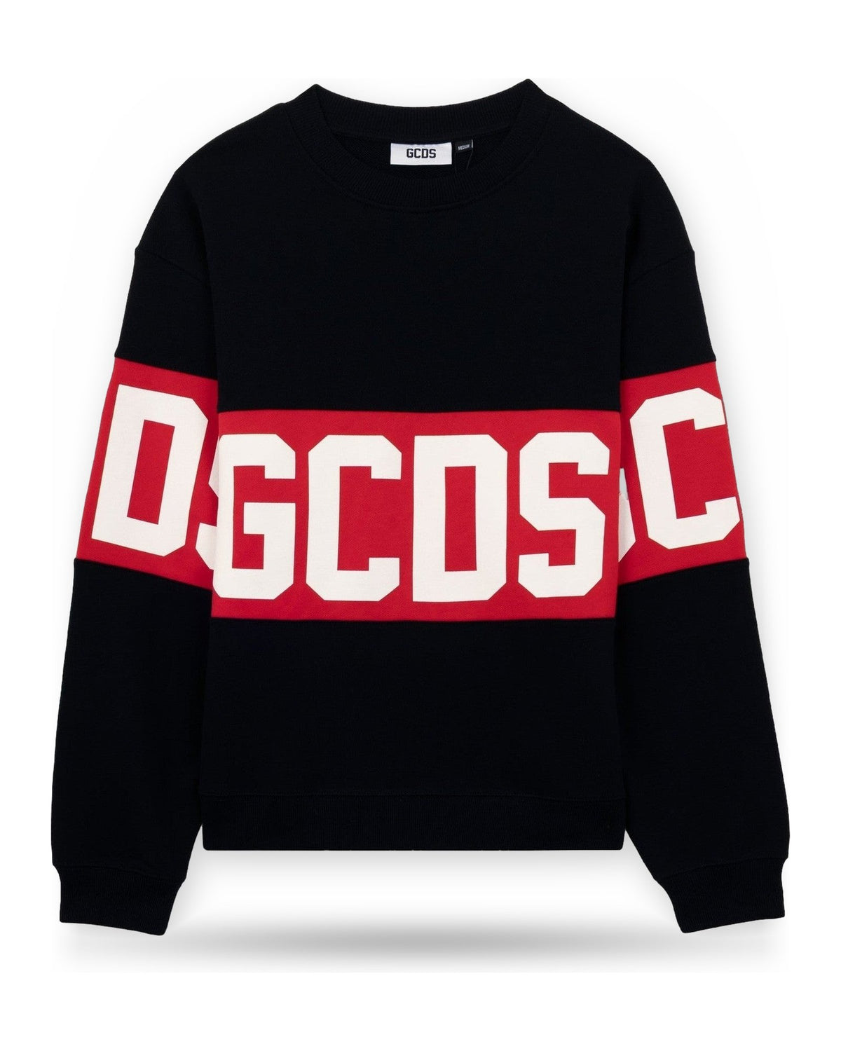 Felpe senza cappuccio Uomo Gcds - Band Logo Crewneck - Nero