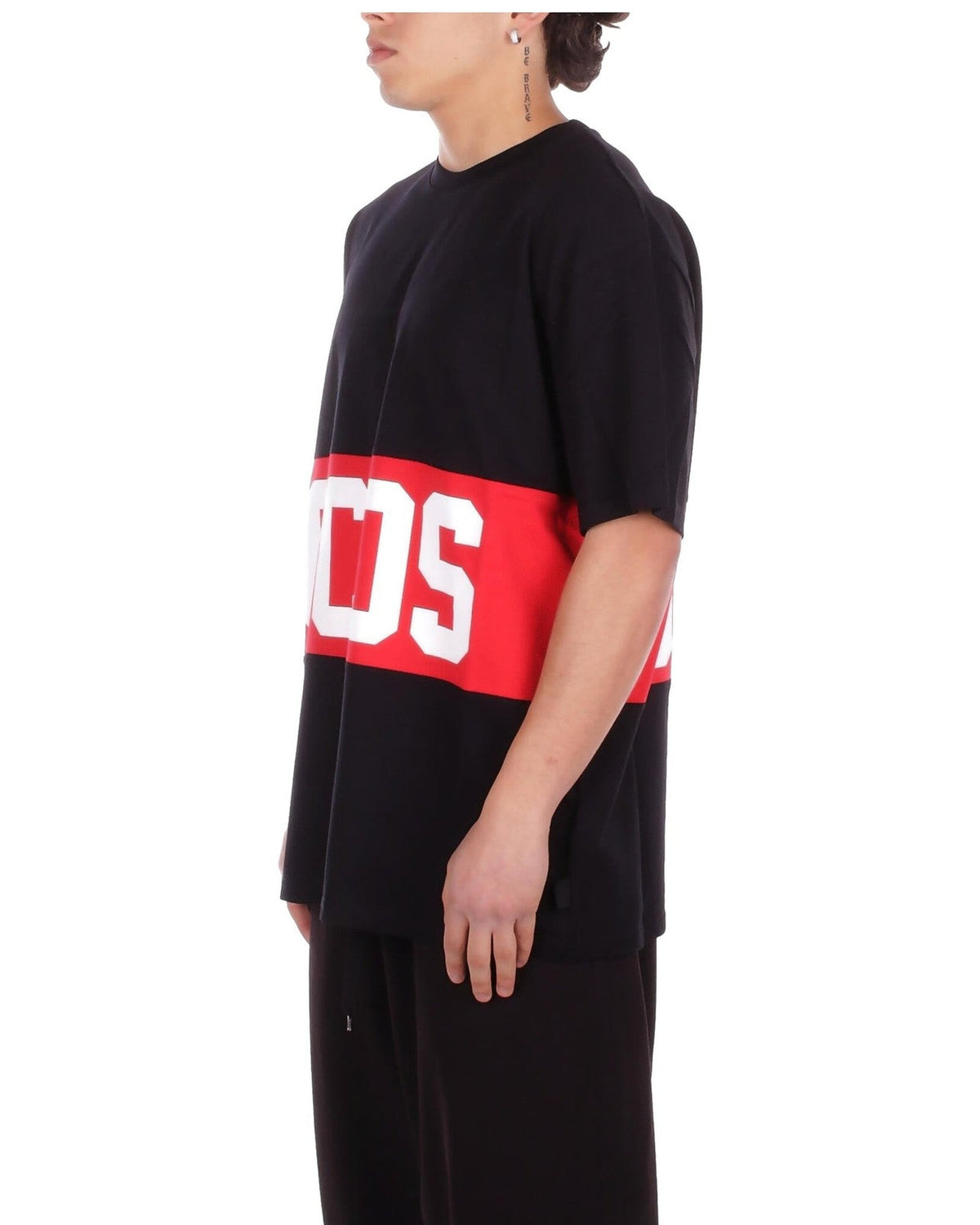T-shirt Uomo Gcds - Band Logo Loose T-Shirt - Nero