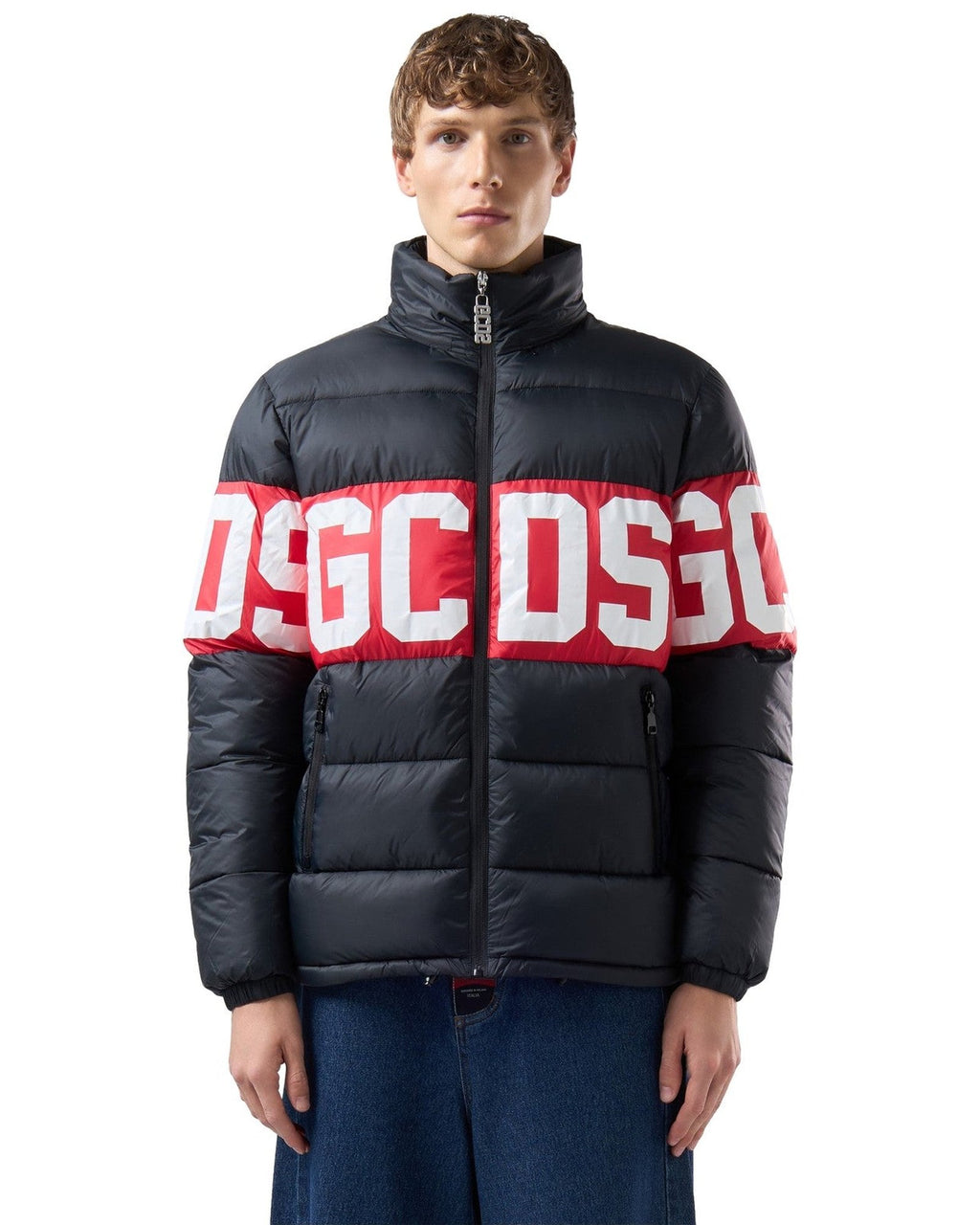 Giubbotti Uomo Gcds - Band Logo Puff Jacket - Nero