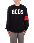 Felpe senza cappuccio Uomo Gcds - Logo Regular Crewneck - Nero