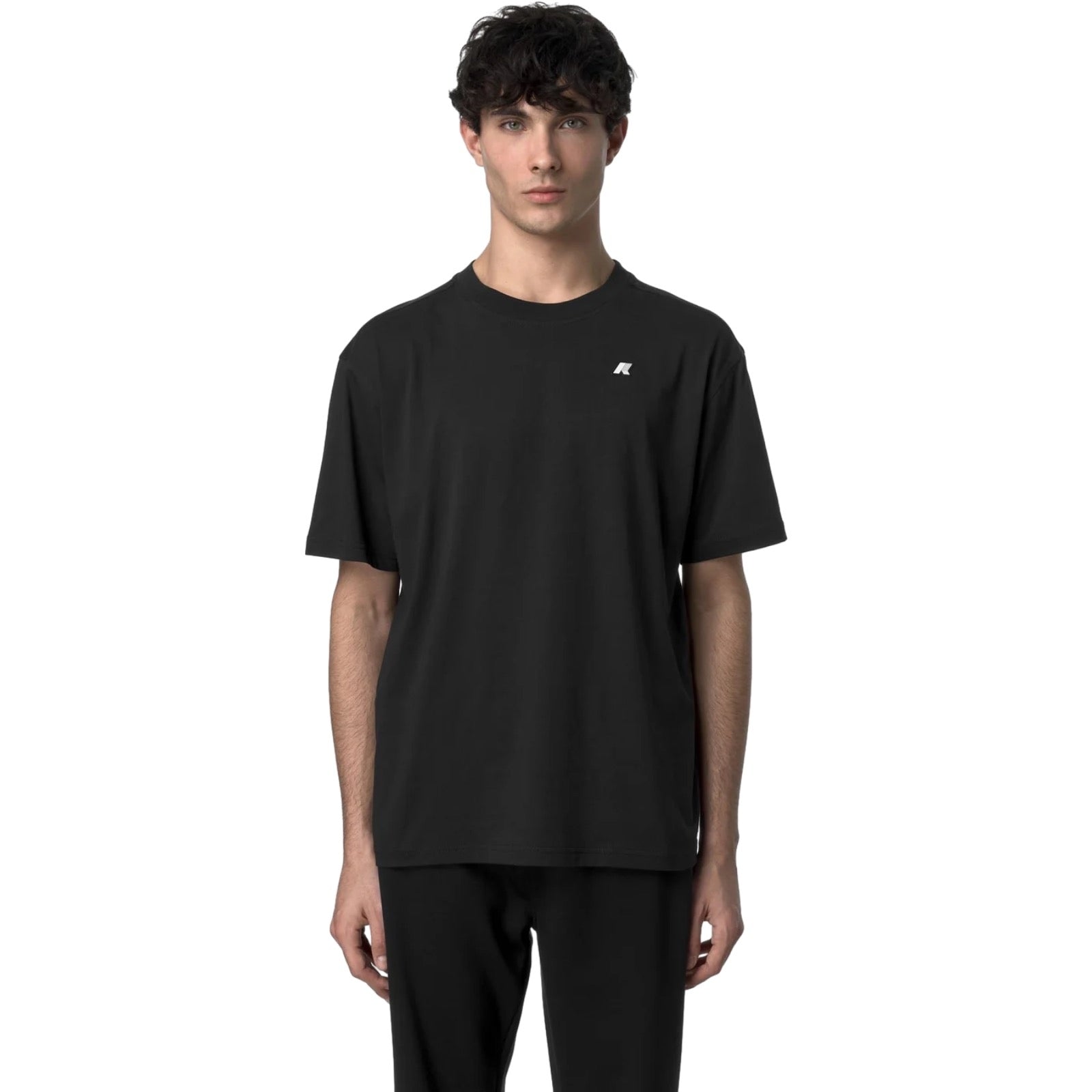 T-shirt Uomo K-Way - Solo Jersey - Nero