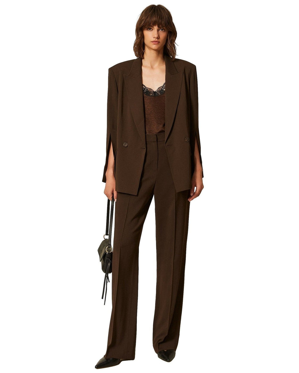 Giacche Donna Twinset - Giacca Cappa M/L - Marrone