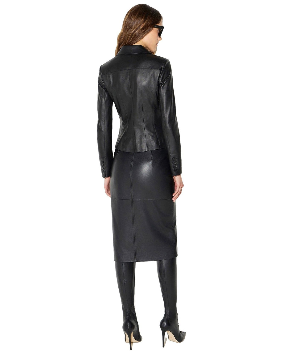 Giacche Donna Elisabetta Franchi - Giacca di pelle GD07G66E2 - Nero