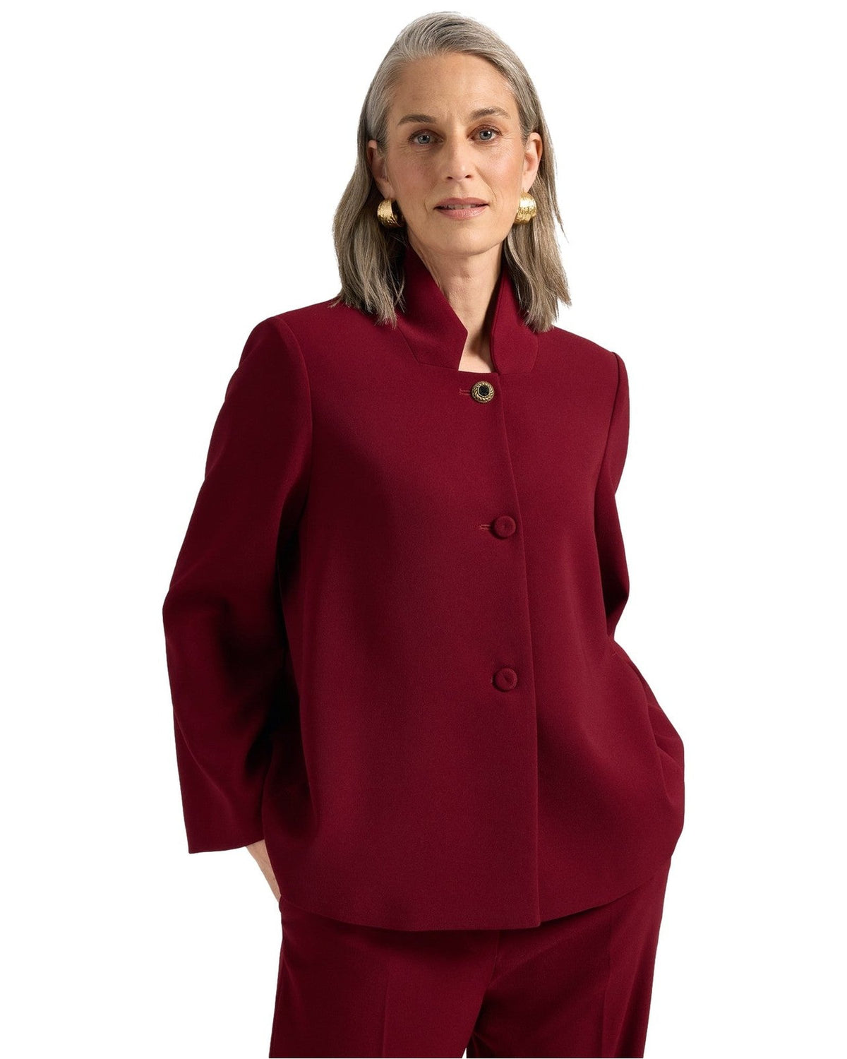 Giacche Donna Elena Mirò - Giacca R011P0 - Acero Rosso