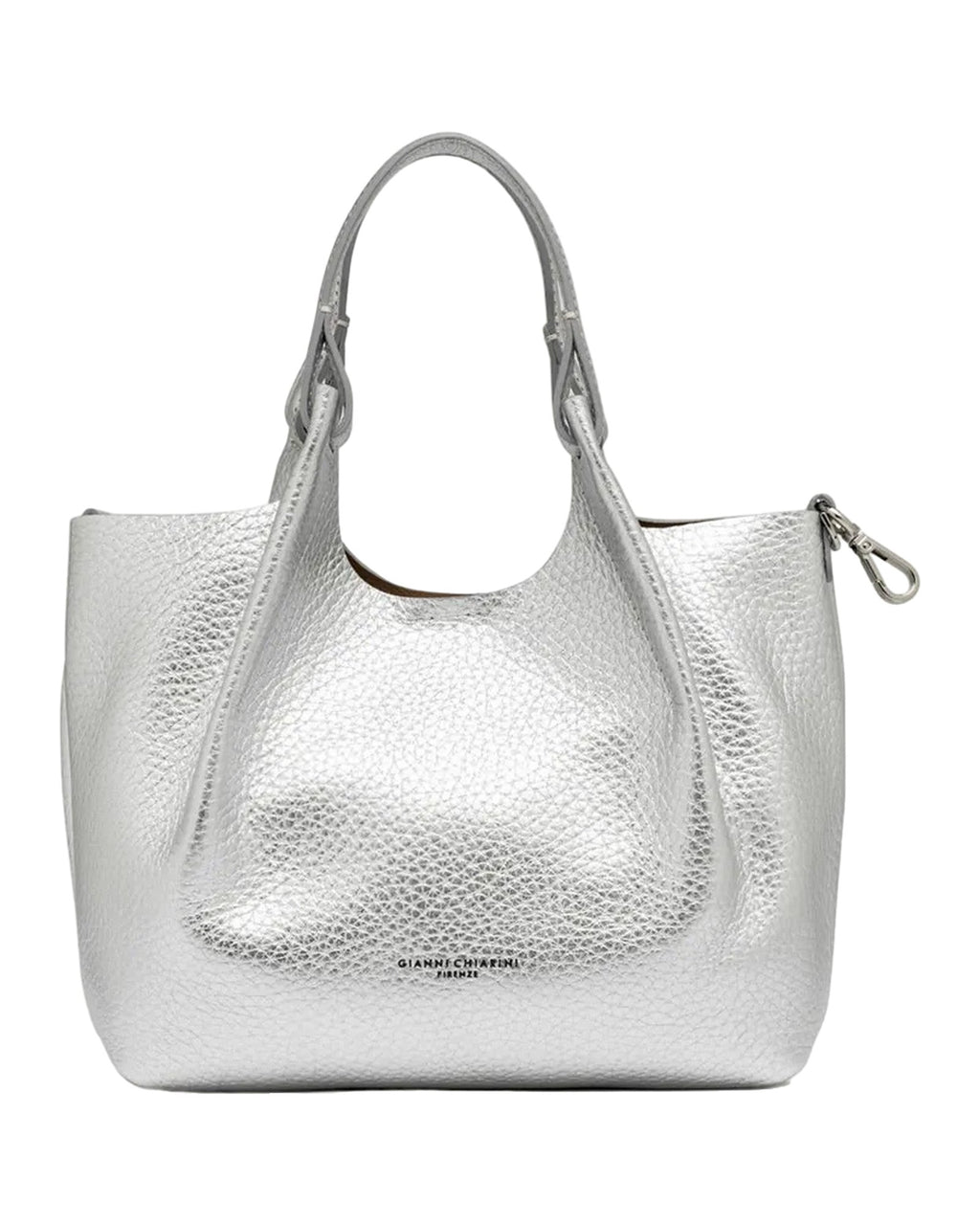 Borse a spalla Donna Gianni Chiarini - Borsa pelle - Argento