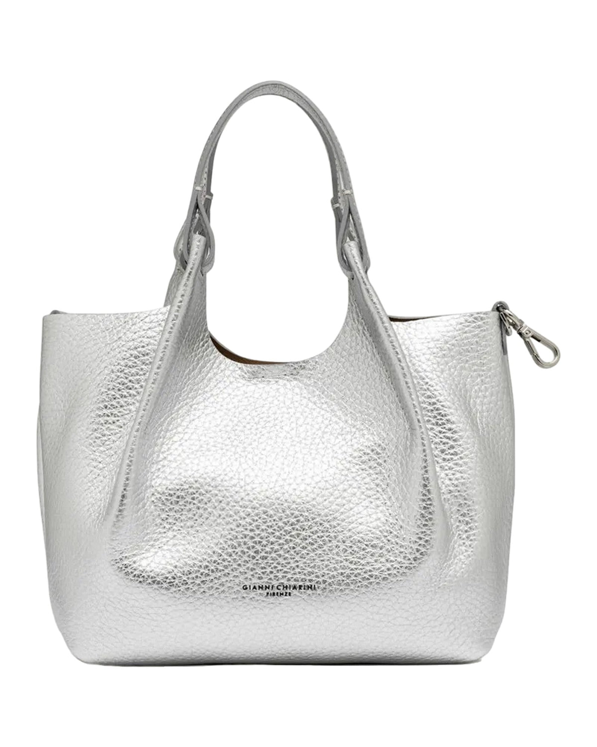 Borse a spalla Donna Gianni Chiarini - Borsa pelle - Argento
