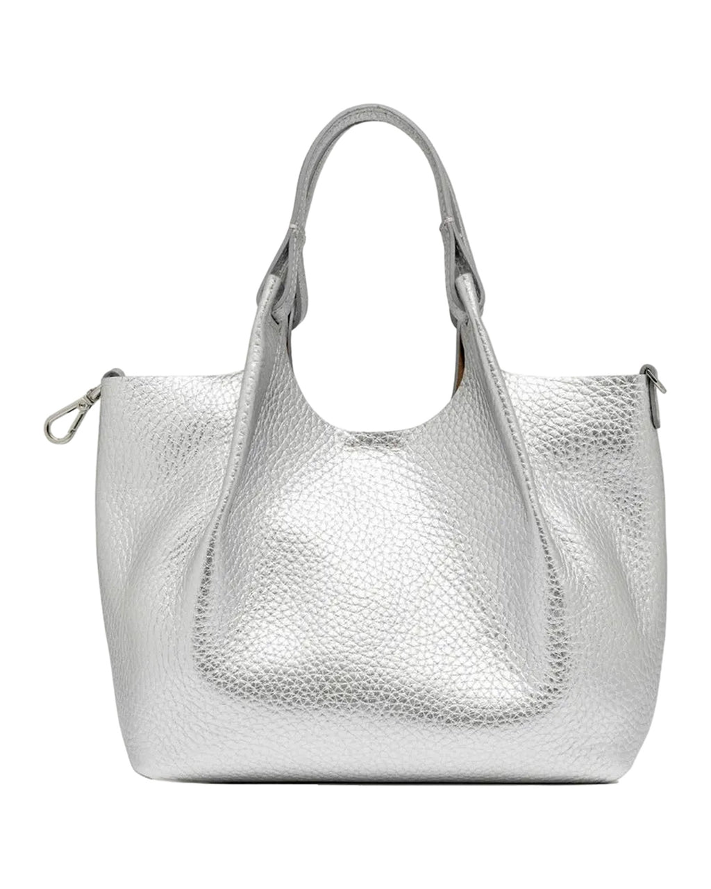 Borse a spalla Donna Gianni Chiarini - Borsa pelle - Argento