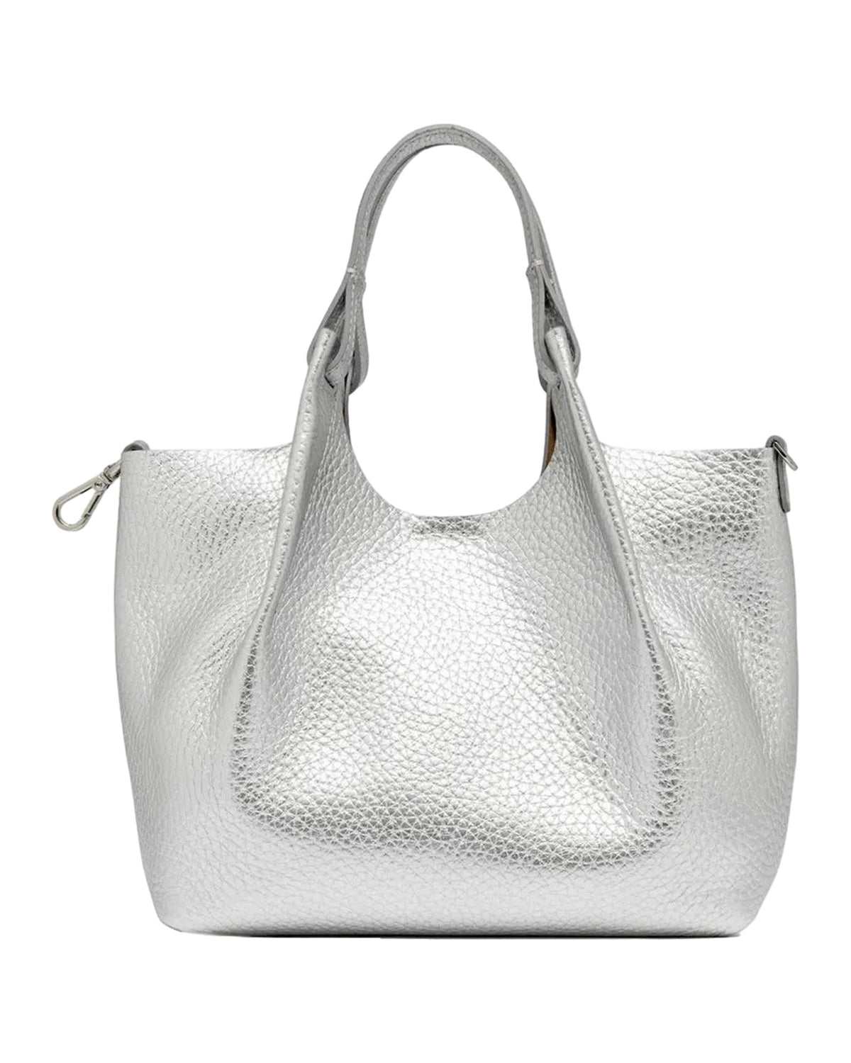 Borse a spalla Donna Gianni Chiarini - Borsa pelle - Argento