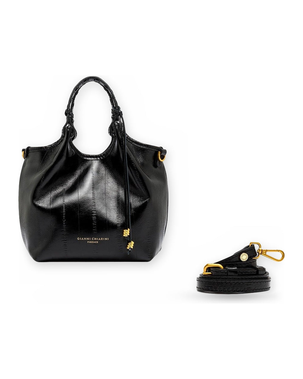 Borse a spalla Donna Gianni Chiarini - Dua 12678 - Nero