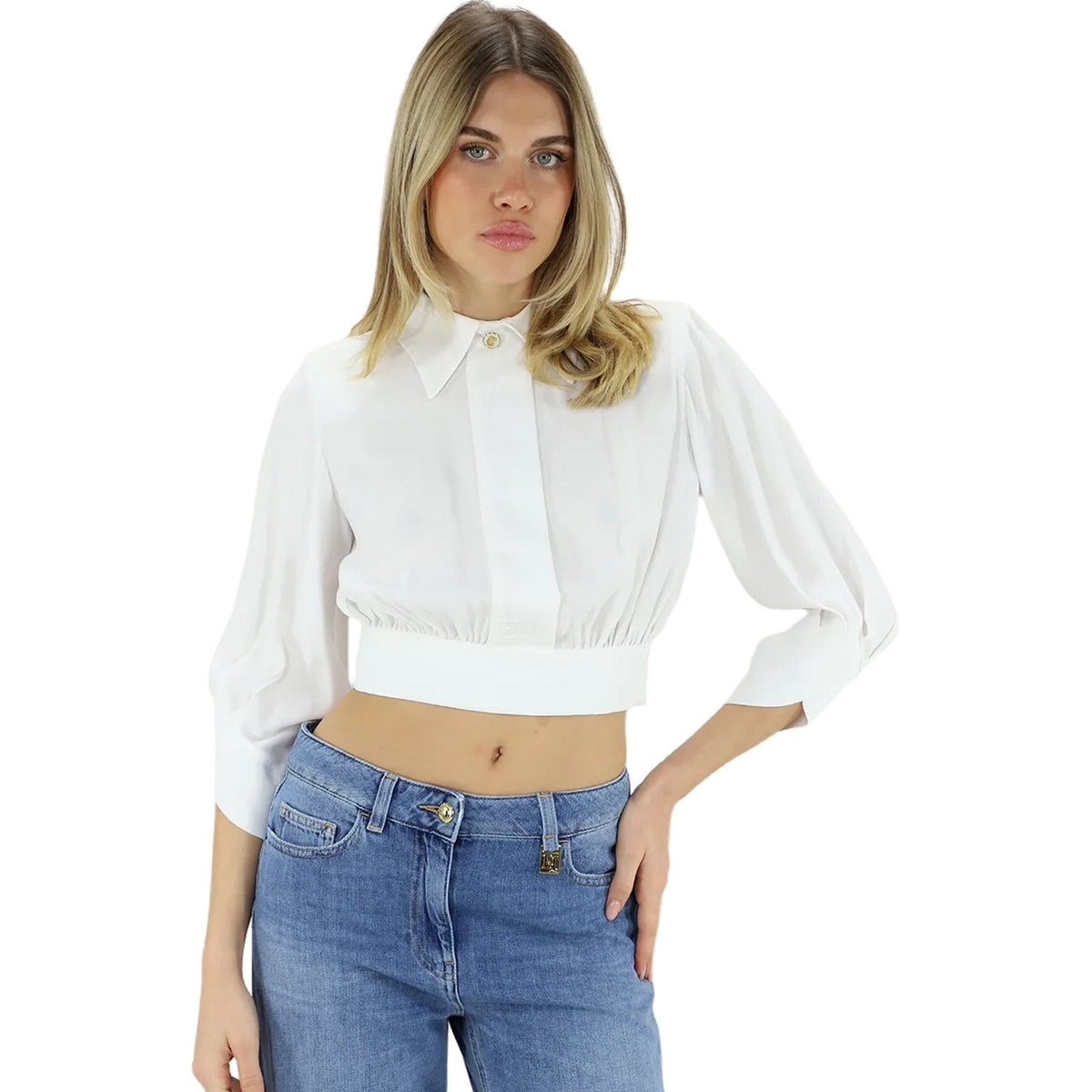 Camicie Donna Elisabetta Franchi - Camicia - Avorio-Gianni Foti