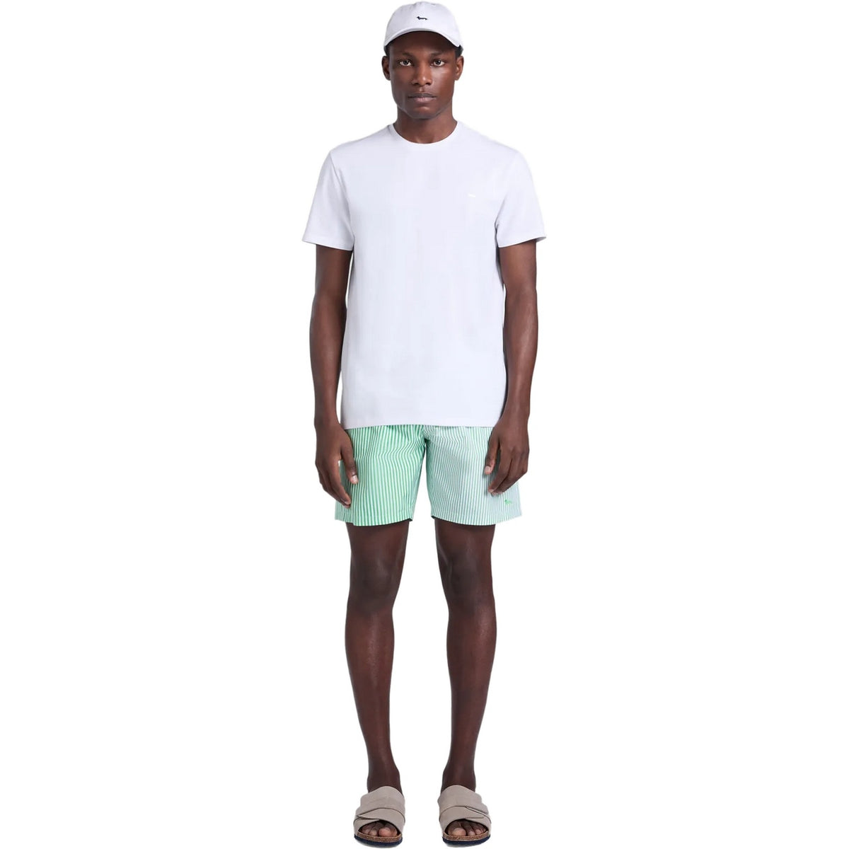 T-shirt Uomo Harmont & Blaine - T-Shirt Basic - Bianco-Gianni Foti