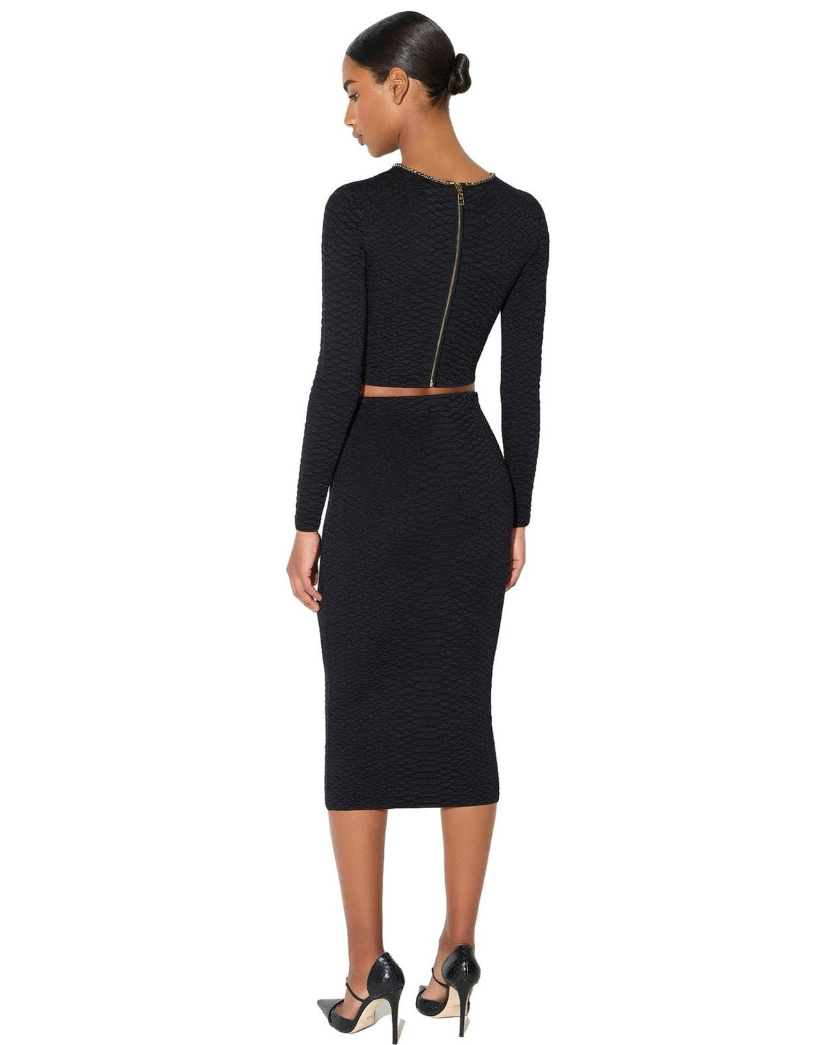 Gonne casual Donna Elisabetta Franchi - Gonna di maglia GK10S67E2 - Nero
