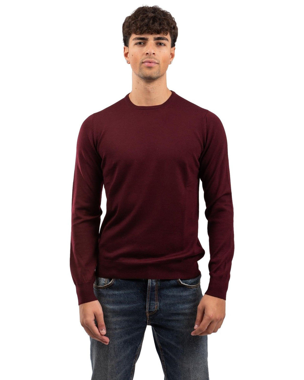 Maglioni Uomo Gran Sasso - Paricollo M/L 55167 - Bordeaux