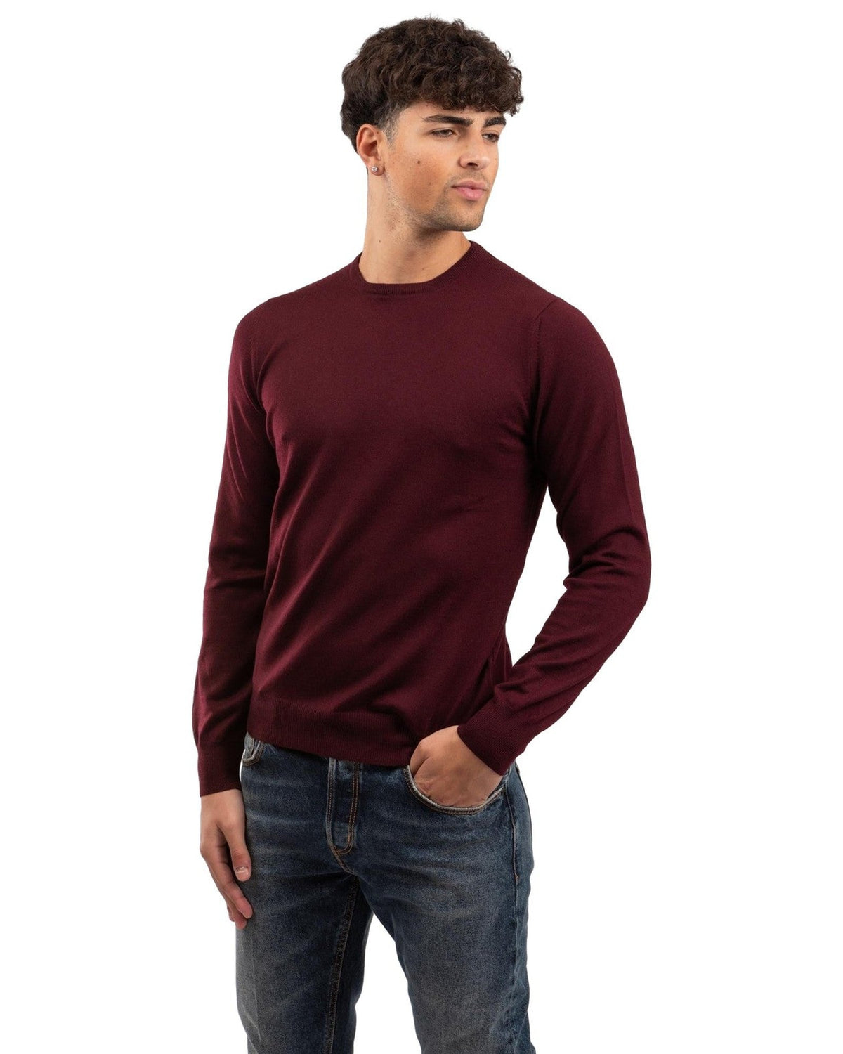 Maglioni Uomo Gran Sasso - Paricollo M/L 55167 - Bordeaux