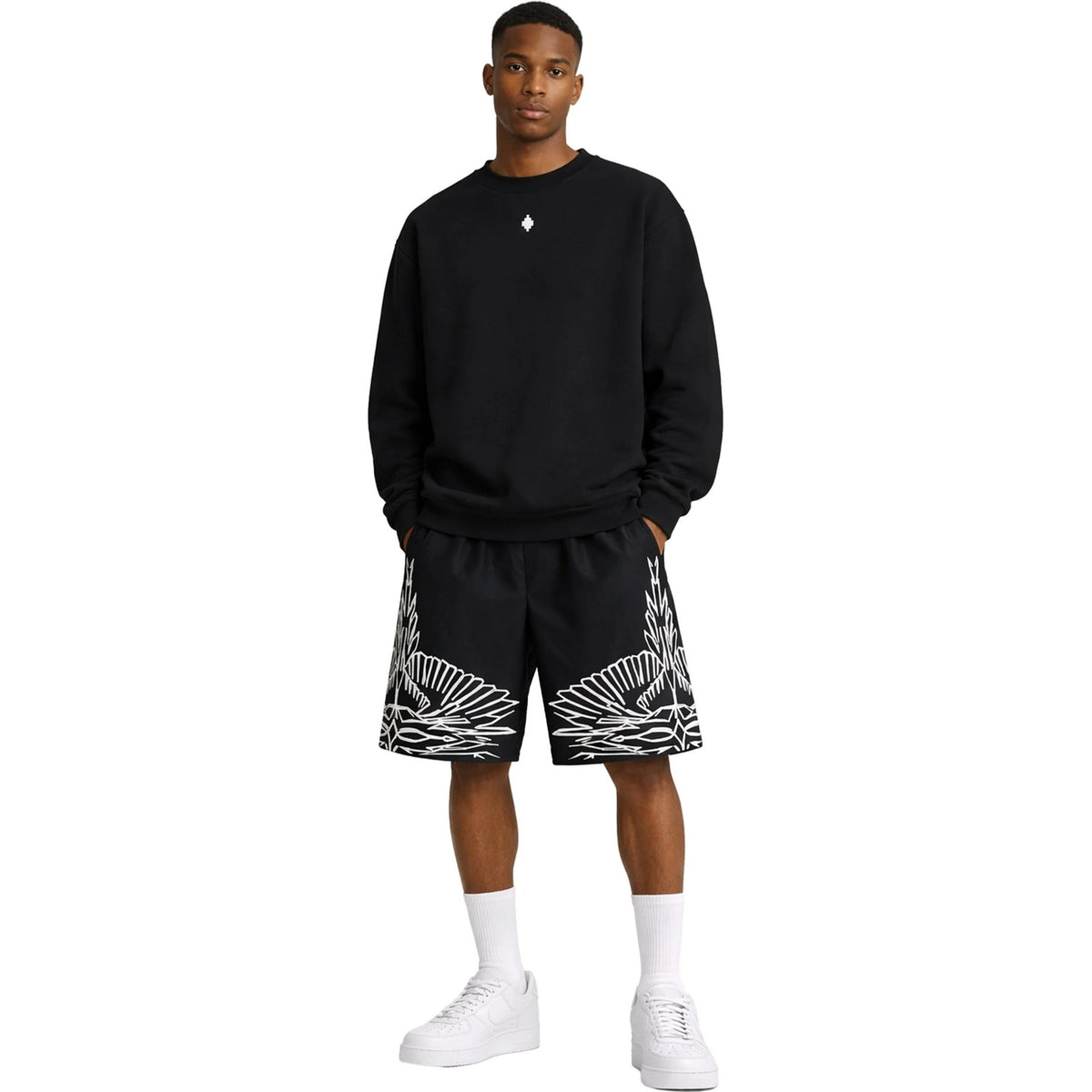 Pantaloncini Uomo County of Milan - Sweetshorts Man - Nero