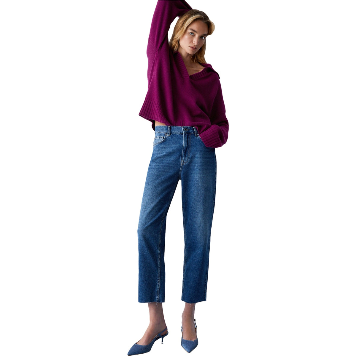 Pantaloni Donna Liu Jo - Pantalone denim - Blu-Gianni Foti