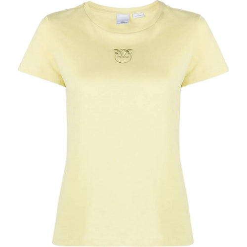 T-shirt Donna Pinko - Bussolotto T-Shirt Jersey Logo - Giallo