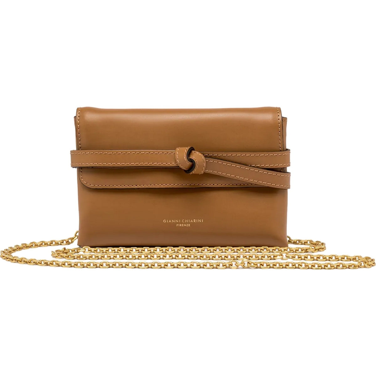 Borse a spalla Donna Gianni Chiarini - Borsa pelle - Marrone