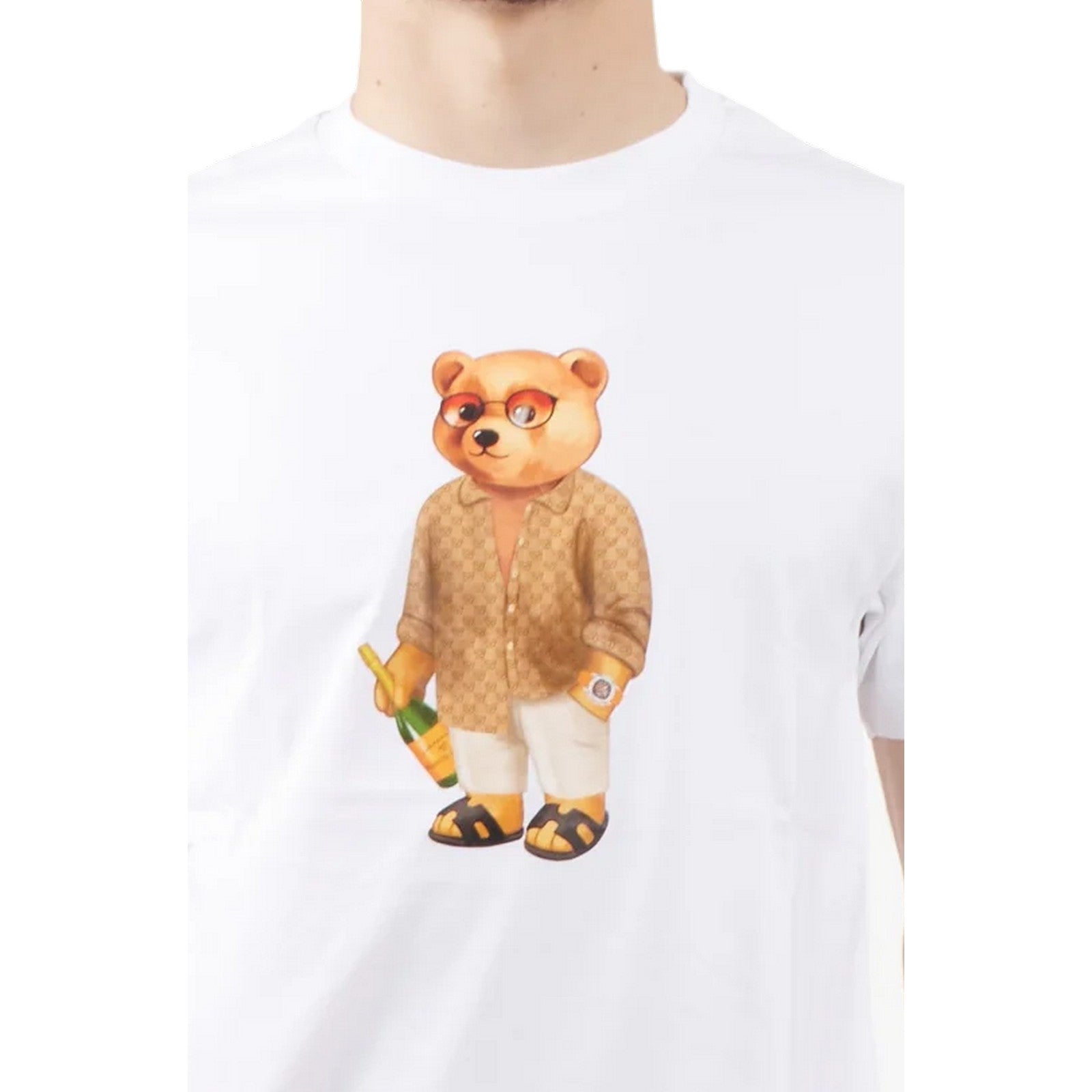 T-shirt Uomo Baron Filou - Filou 118 T-Shirt Backprint Box - Bianco