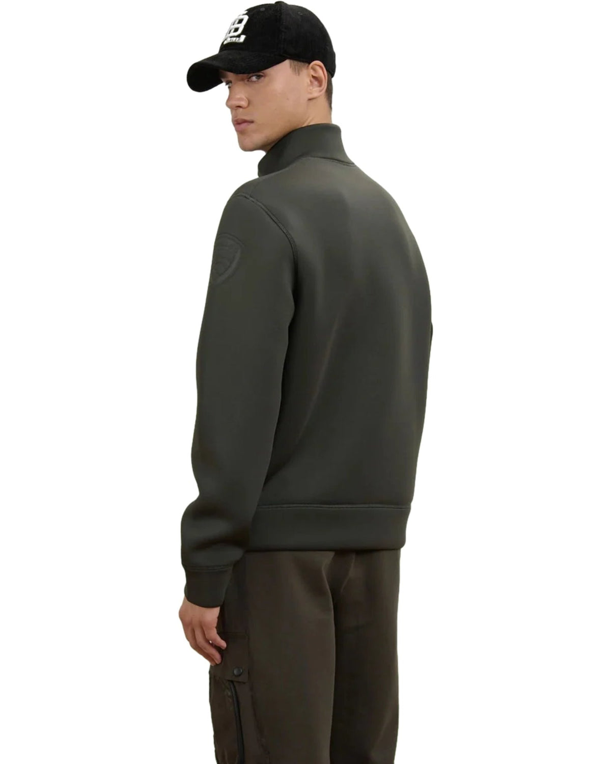 Felpe senza cappuccio Uomo Blauer - Halborn 26WBLUF01395 - Nero