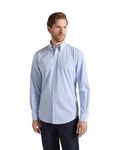 Camicie casual Uomo Harmont & Blaine - Camicia Microriga Tinto Filo CRR074013435B - Azzurro