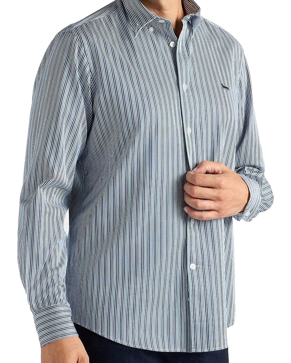 Camicie casual Uomo Harmont & Blaine - Camicia Riga Inglese CRR011013952M - Verde