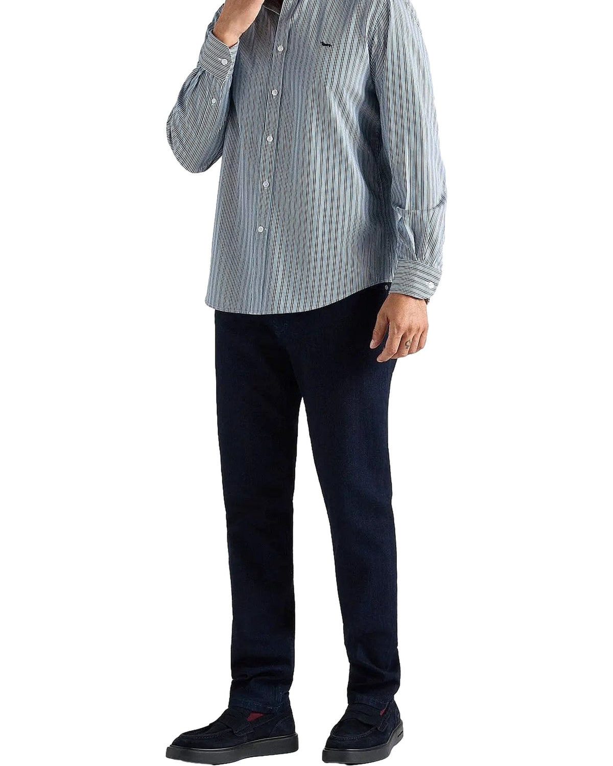 Camicie casual Uomo Harmont & Blaine - Camicia Riga Inglese CRR011013952M - Verde