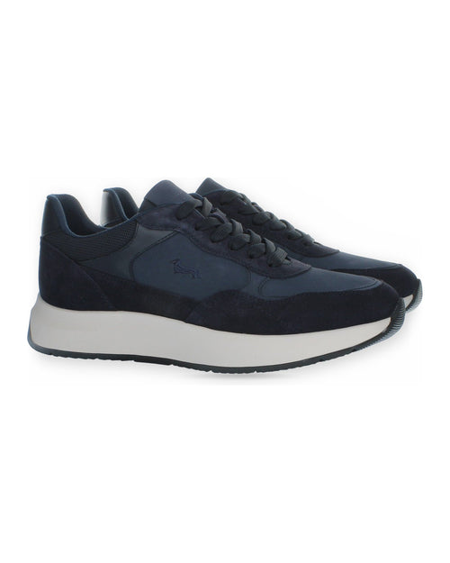 Sneaker Uomo Harmont & Blaine - Scarpa Uomo Camoscio - Nabuk E0R017081BL0 - Blu
