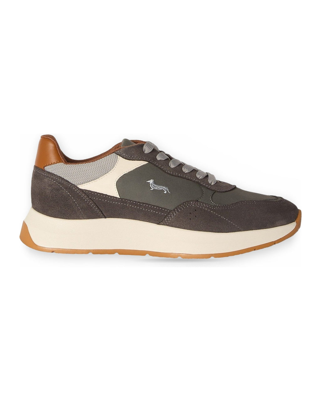 Sneaker Uomo Harmont & Blaine - Scarpa Uomo Camoscio - Nabuk E0R017081BL0 - Grigio