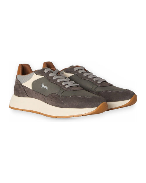 Sneaker Uomo Harmont & Blaine - Scarpa Uomo Camoscio - Nabuk E0R017081BL0 - Grigio