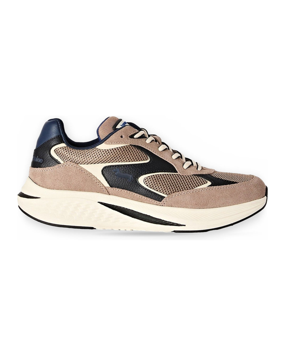 Sneaker Uomo Harmont & Blaine - Scarpa Uomo Camoscio - Tex Fabric E0R014060A60 - Tortora