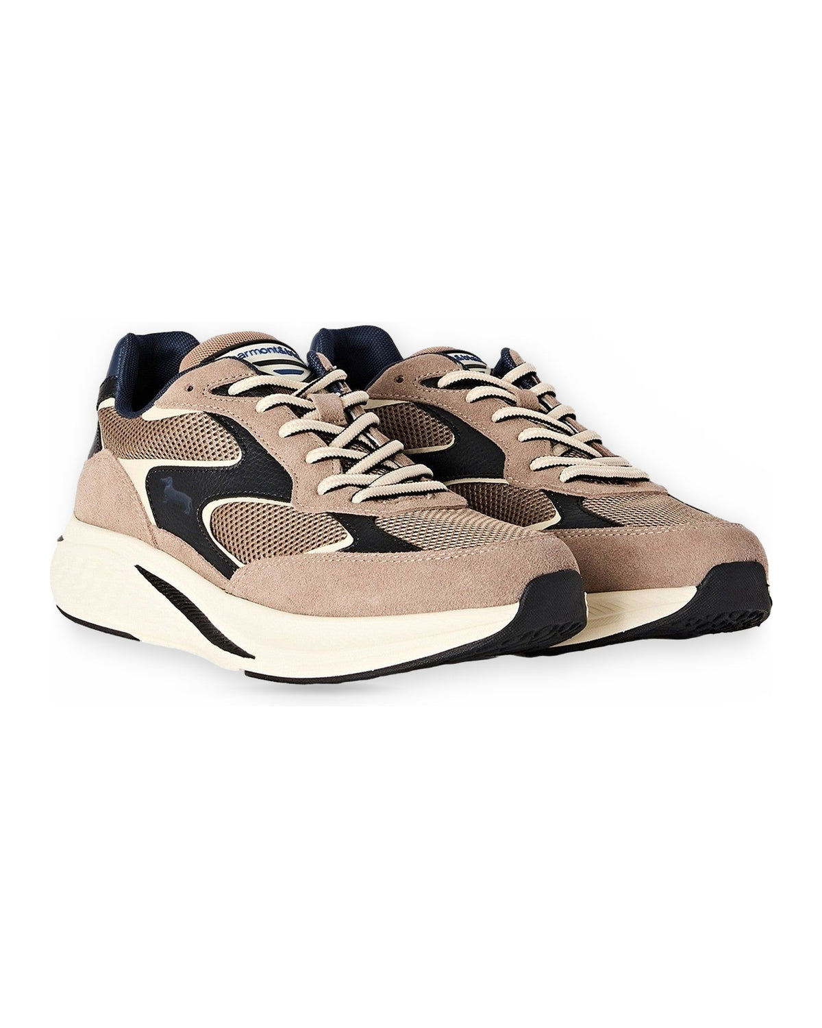Sneaker Uomo Harmont & Blaine - Scarpa Uomo Camoscio - Tex Fabric E0R014060A60 - Grigio