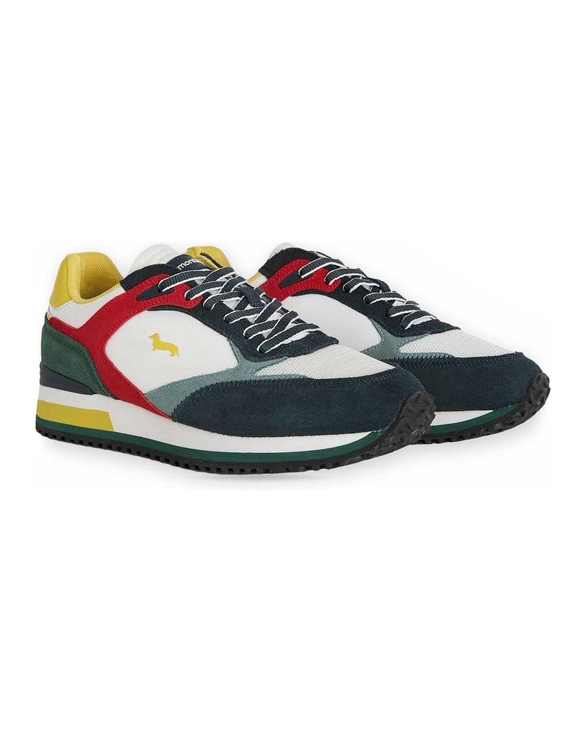 Sneaker Uomo Harmont & Blaine - Scarpa Uomo Camoscio - Tex Fabric - Multicolore