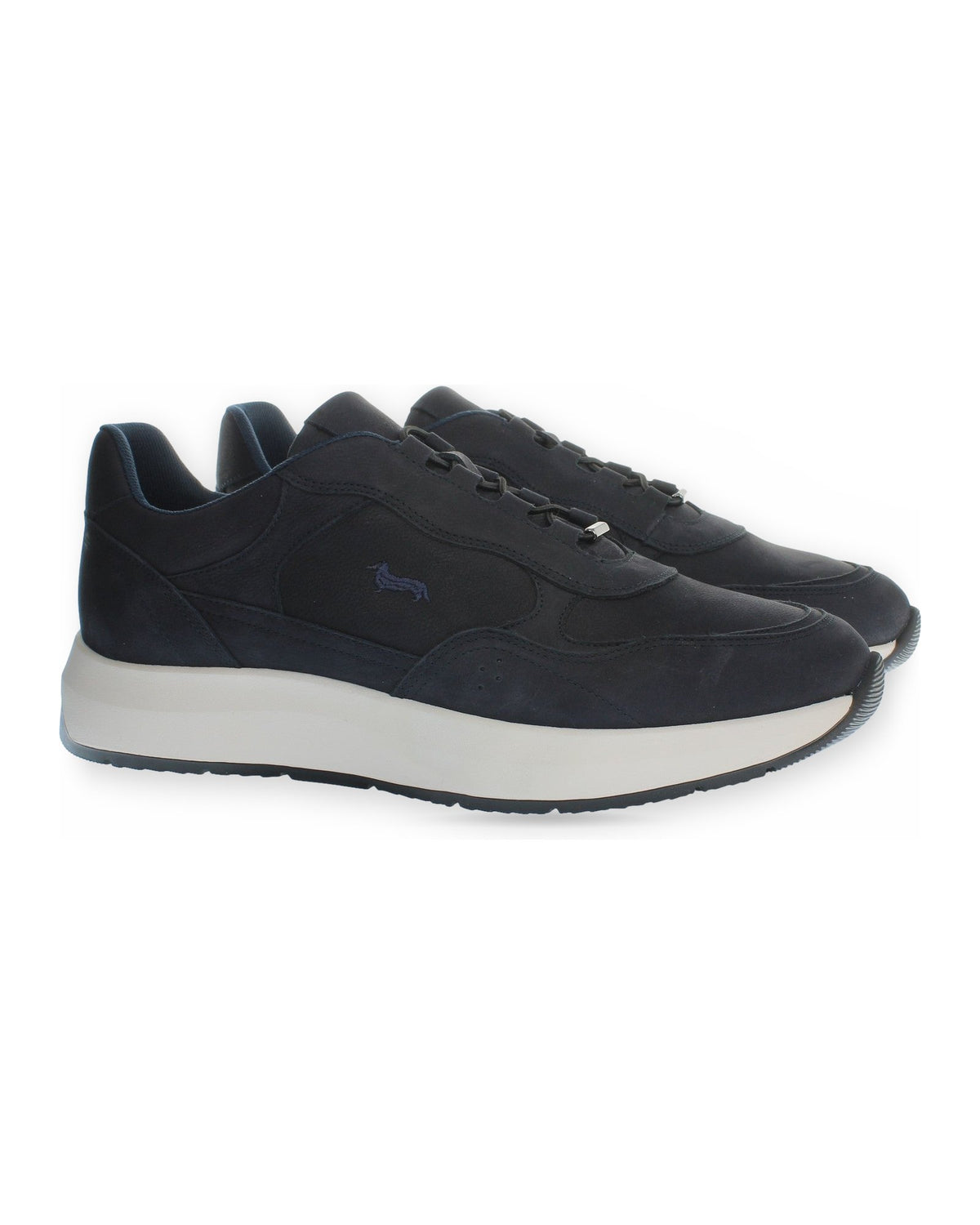 Sneaker Uomo Harmont & Blaine - Scarpa Uomo Milled Nabuk Idro E0R0180821B0 - Blu