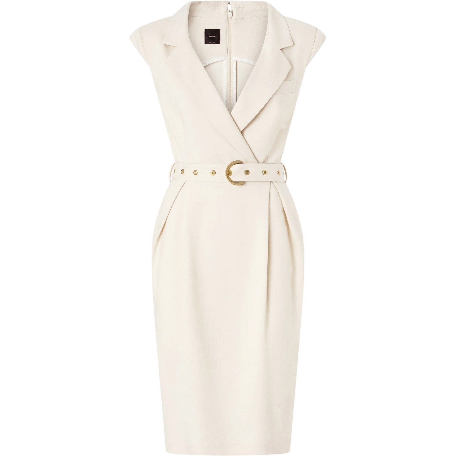 Vestiti da sera e cerimonia Donna Pinko - Amadine Abito Frisottino - Bianco