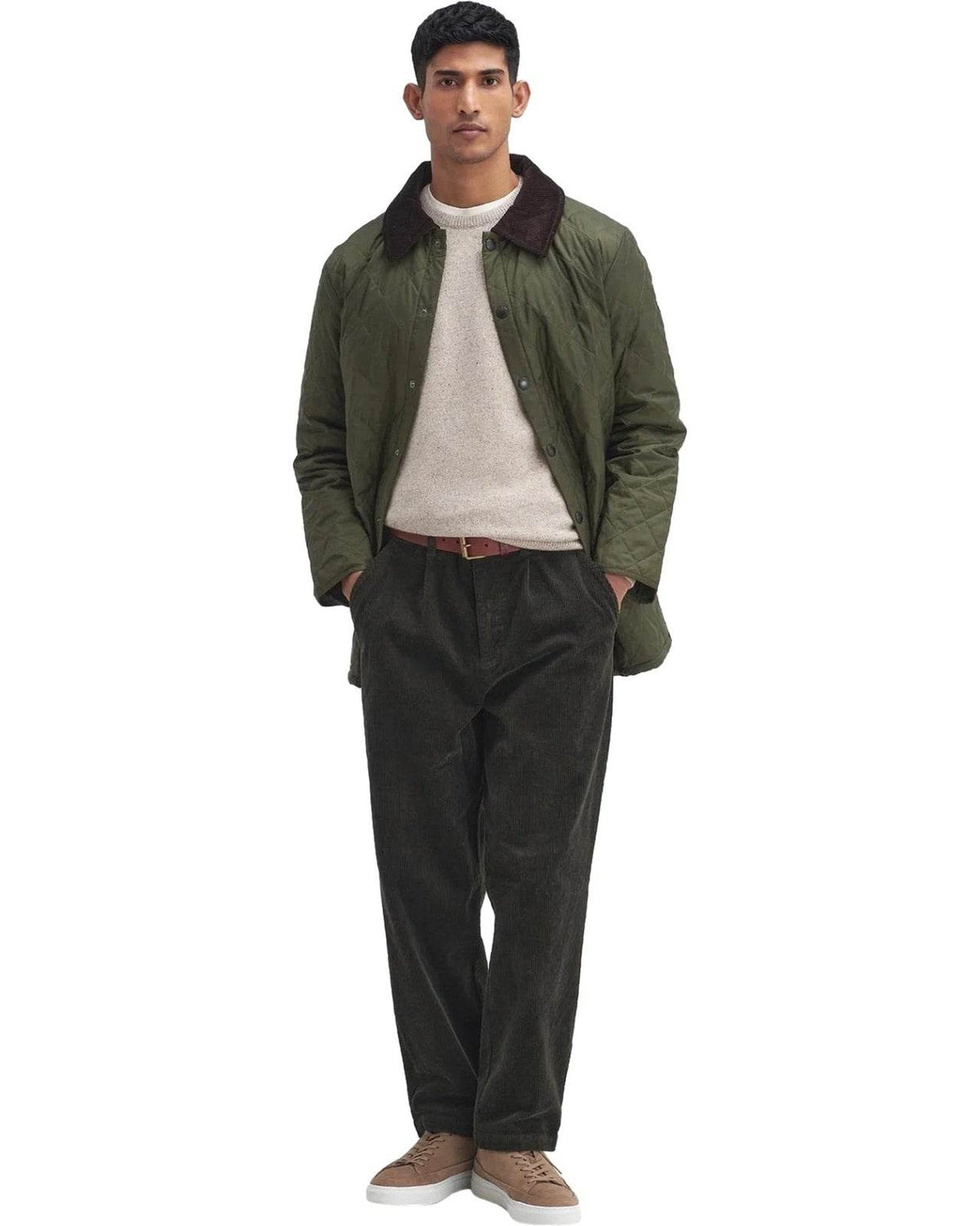 Giubbotti Uomo Barbour - Heritage Liddesdale Quilt - Verde