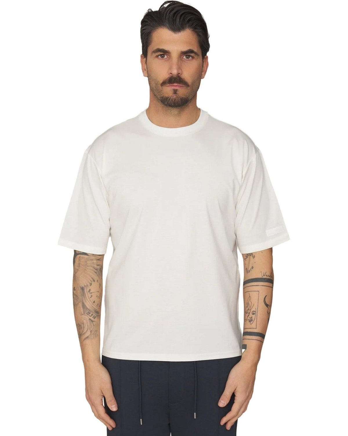 T-shirt Uomo Heskimo - T-Shirt No Iron Silk - Bianco