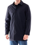 Giacconi Uomo Heskimo - Trench Sfoderabile Tech Bonded - Blu