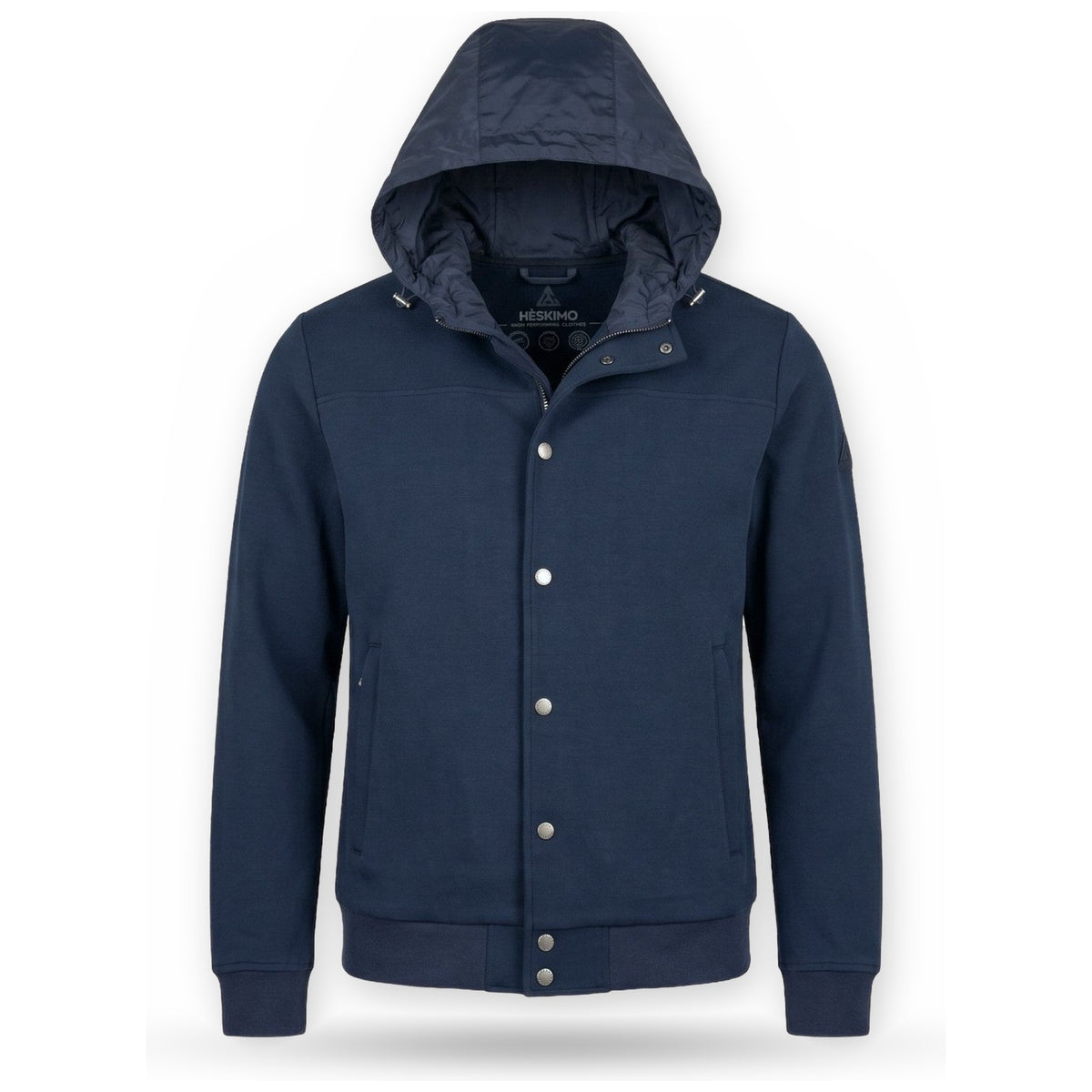 Felpe con cappuccio Uomo Heskimo - Bomber Pettorina Cappuccio Interlock - Blu
