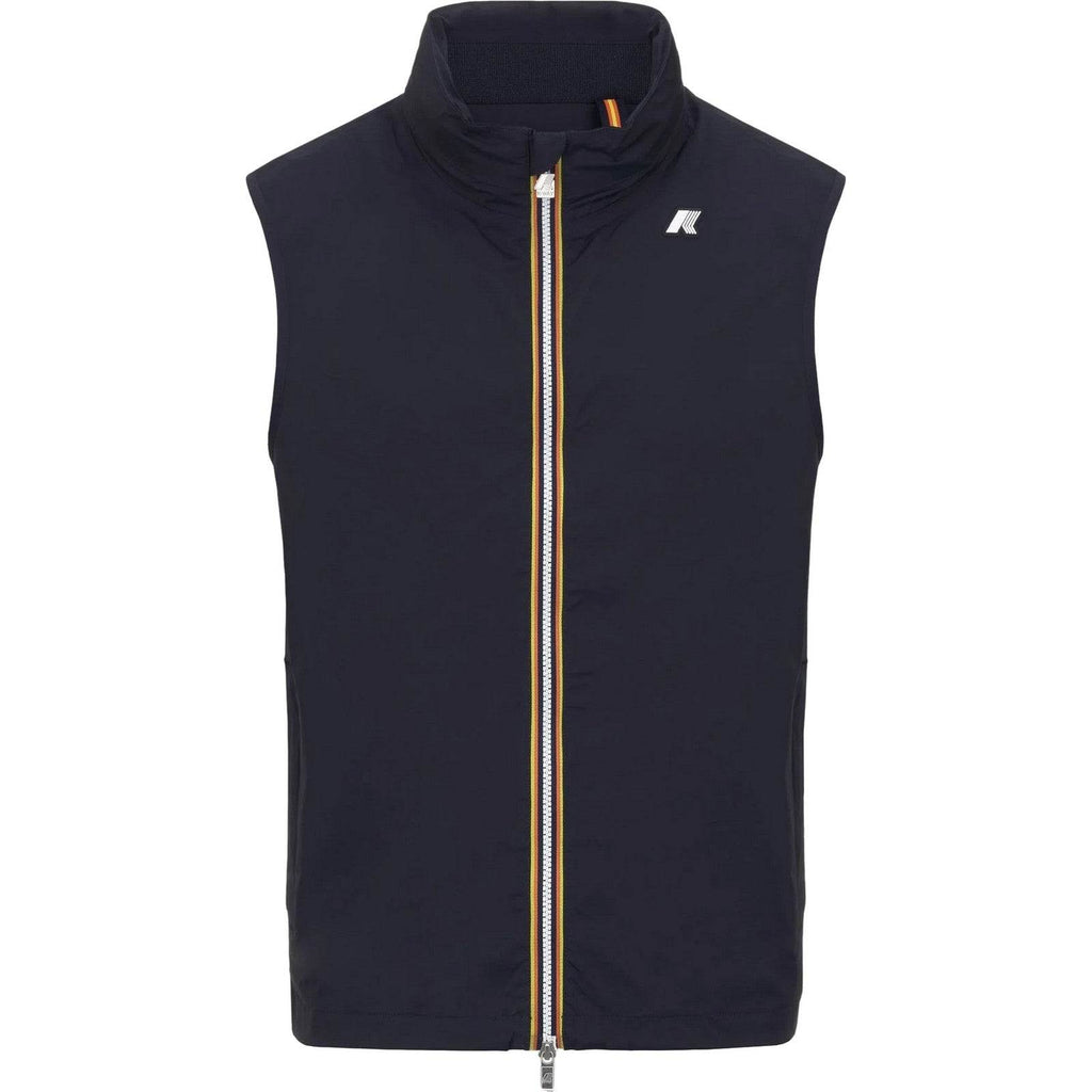 Gilet Uomo K-Way - Valen Stretch Nylon Jersey - Blu-Gianni Foti