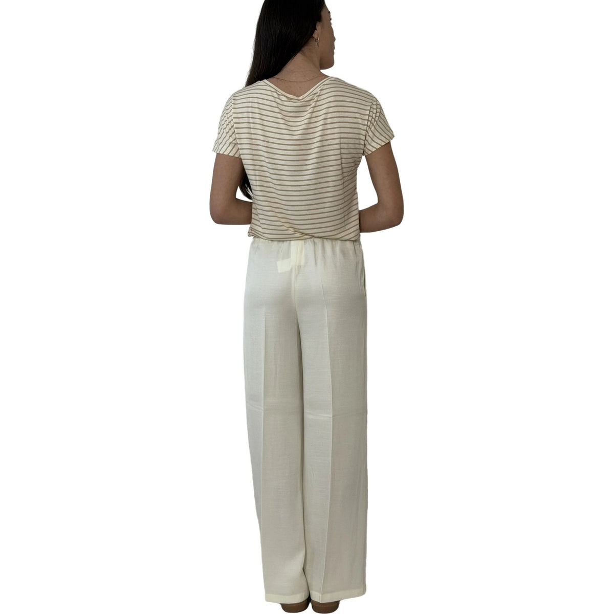 Pantaloni Donna Emme - Pantalone - Bianco-Gianni Foti