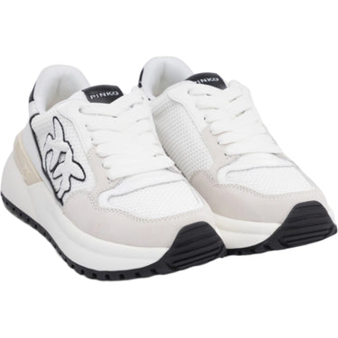 Sneaker Donna Pinko - Sneaker Cow Suede - Bianco-Gianni Foti