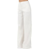 Pantaloni Donna Pinko - Jacopone Pantalone Lino Stretc - Bianco